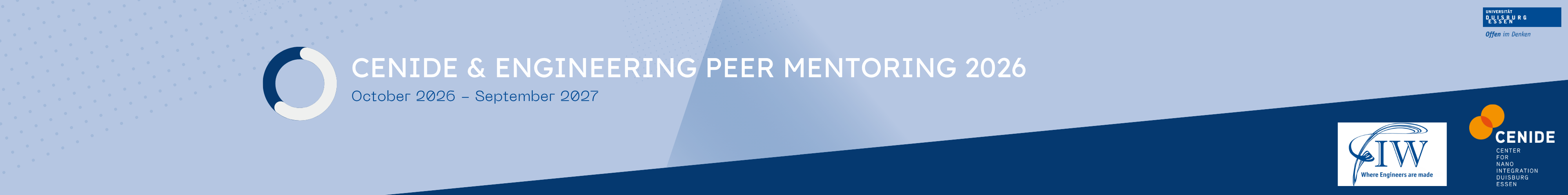 CENIDE & Engineering Mentoring Program 2026/2027